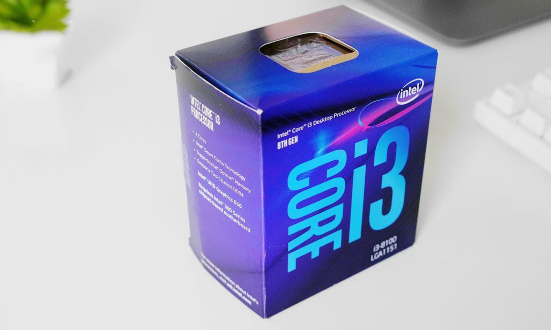 CPU Core i3 8100